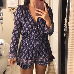 Long sleeve romper